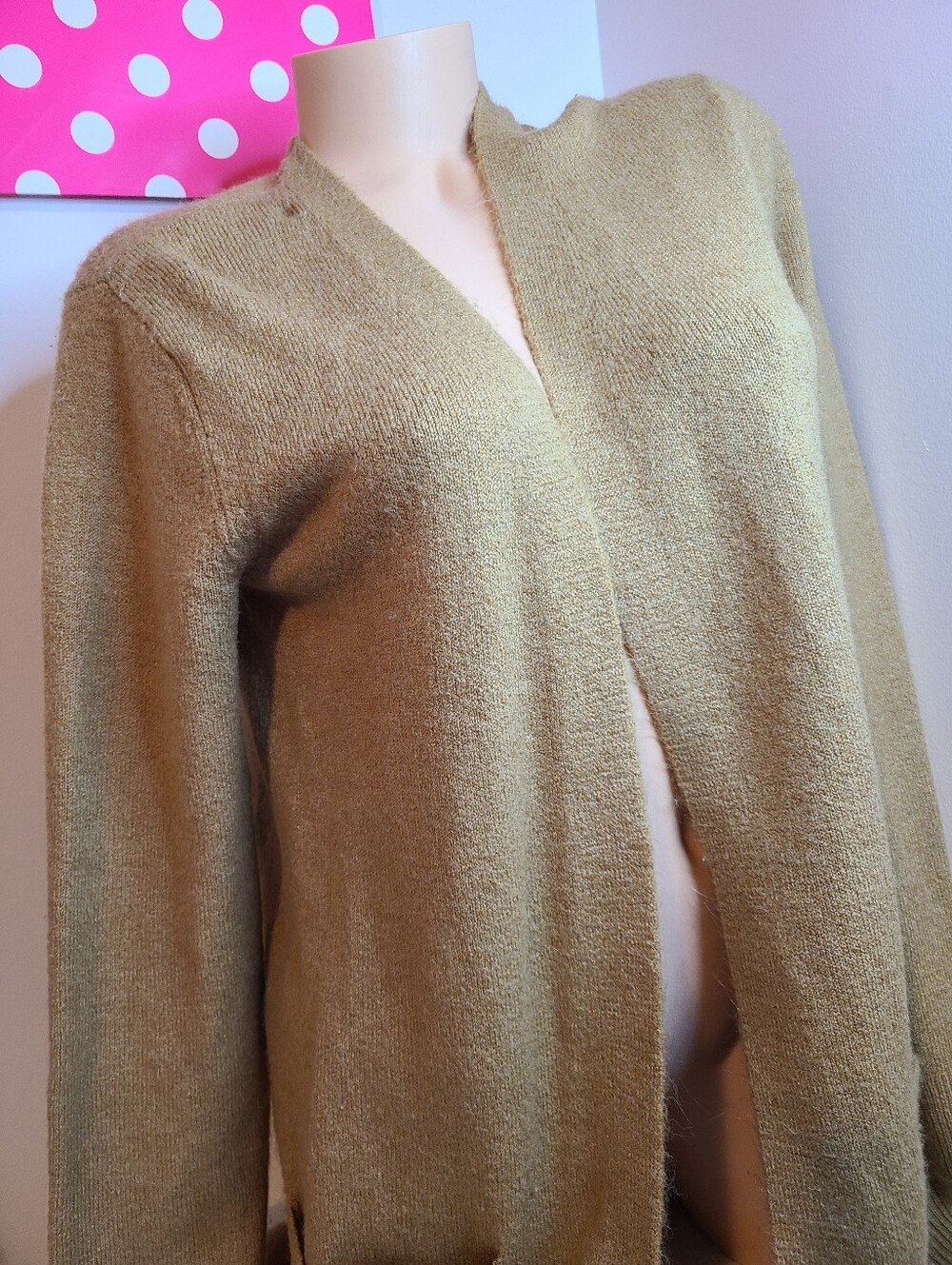 Old Navy Cozy Open-Front Women's Cardigan Sweater in Camel Size M - Picture 2 of 8
